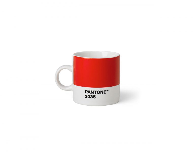 Pantone Espresso cup Red 2035 2nd Floor