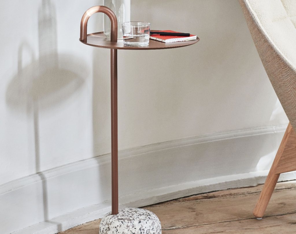 Bowler Side Table Fir Green 2nd Floor