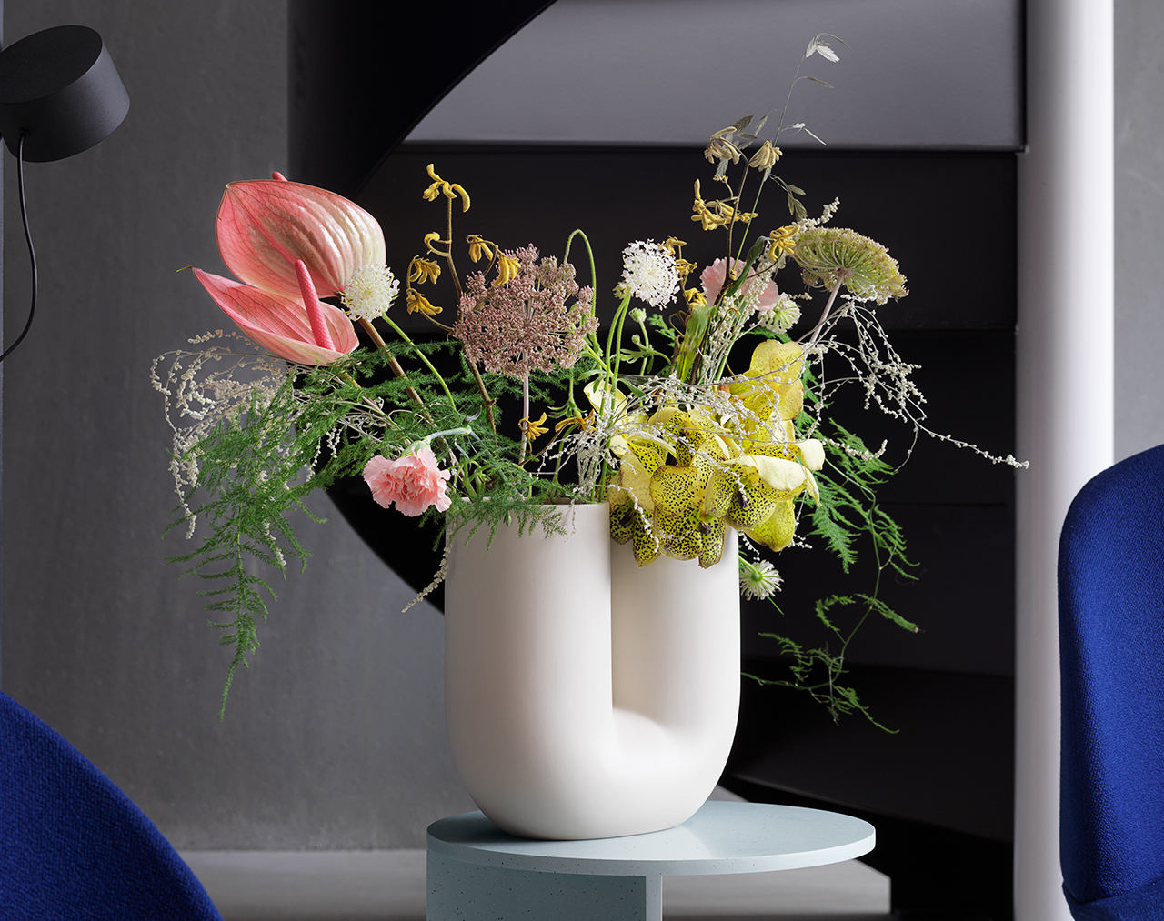 Kink Vase Light Blue - 2nd Floor