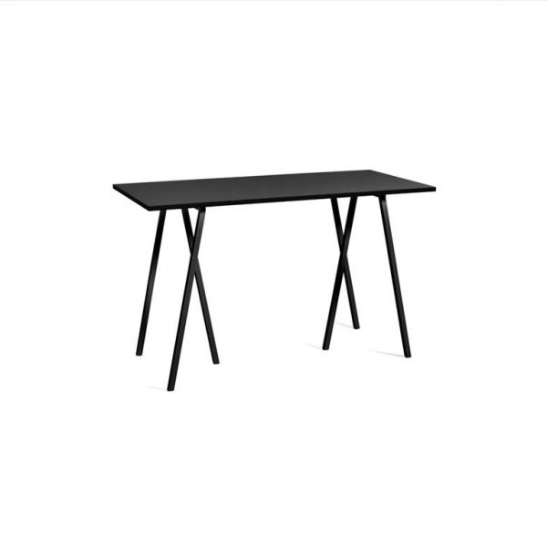 Loop-Stand-High-Black-Powder-Coated-Steel-Black-Linoleum