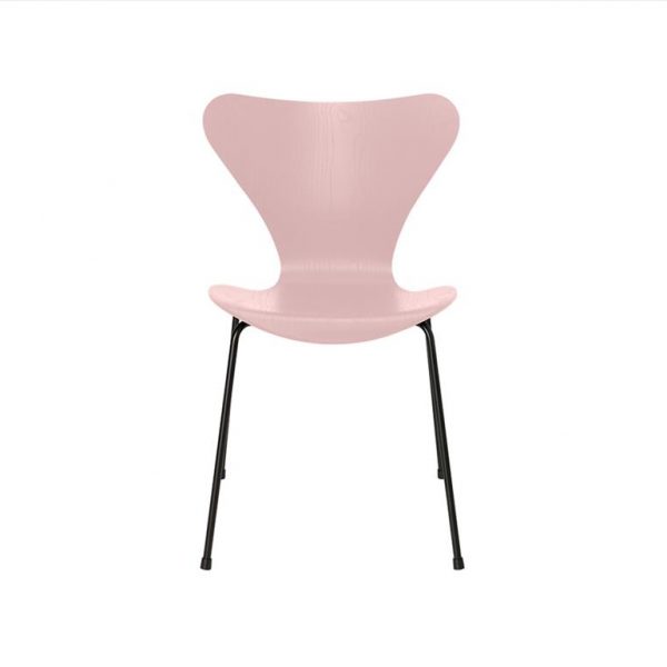Series-7-Chair-3107-Coloured-Ash-Pale-Rose-Base-Black