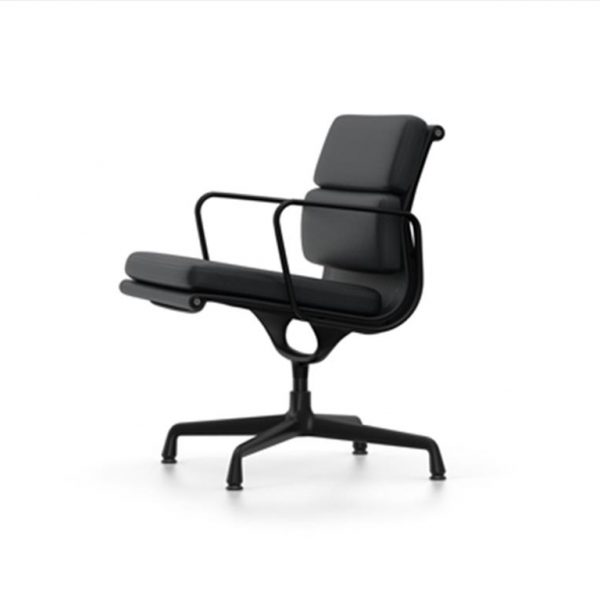 Soft-Pad-208Nero-LeatherBlack-Swivel-Base