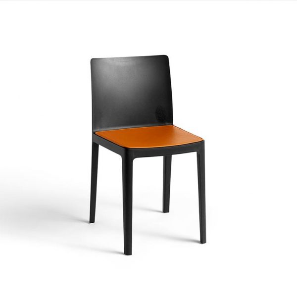Elementaire-Chair-AnthraciteCognac-Leather-Seat-Pad
