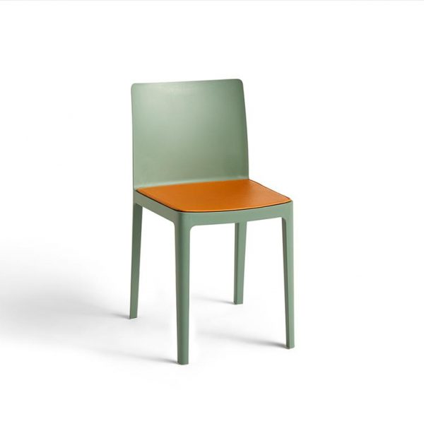 Elementaire-Chair-Smokey-GreenCognac-Leather-Seat-Pad