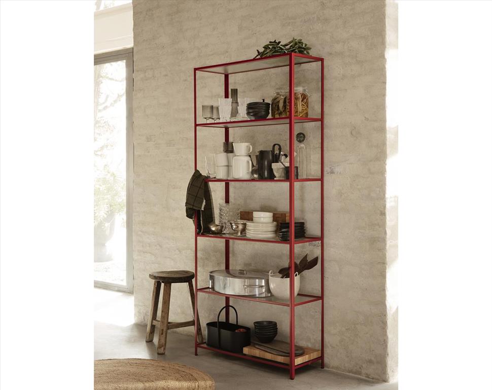Haze-Bookcase-Poppy-Red