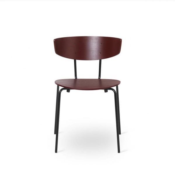 Herman-Dining-Chair-Red-BrownBlack-Base