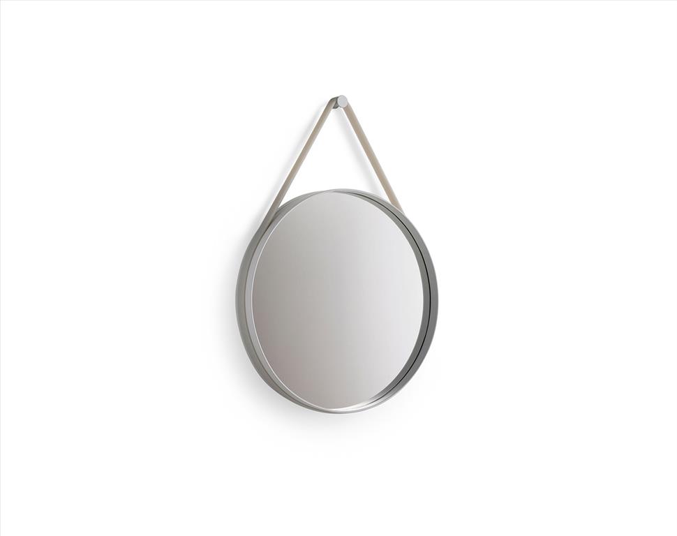 Strap-Mirror-Ø50-cm--Grey
