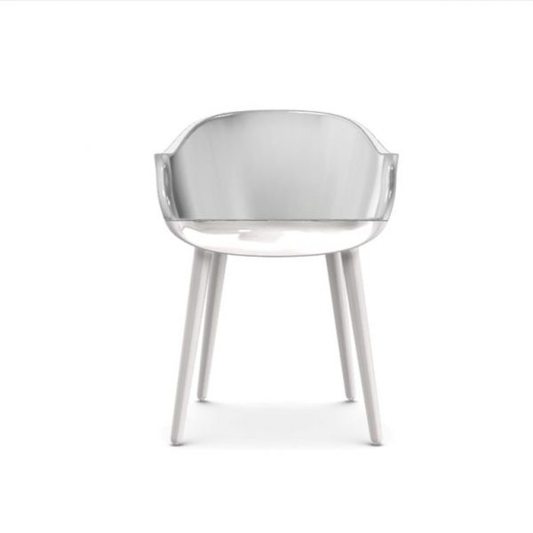 Cyborg-Armchair-Glossy-White