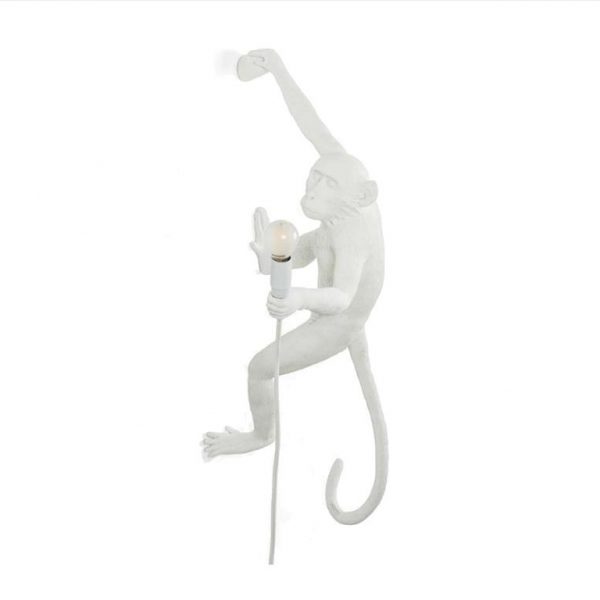 Monkey-Lamp-White-Hanging-Indoor-Version-Right