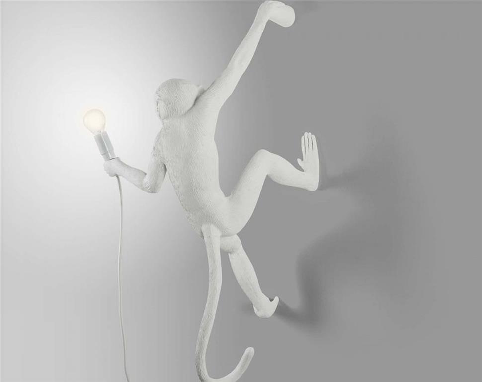Monkey-Lamp-White-Hanging-Indoor-Version-Right