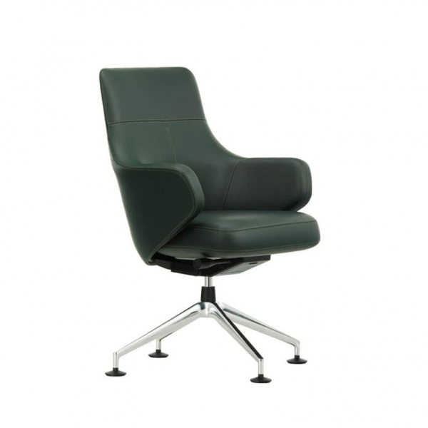 Grand-Conference-Lowback-Office-Chair-Green-Leather