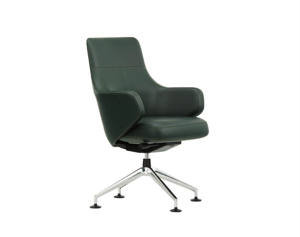 Grand-Conference-Lowback-Office-Chair-Green-Leather