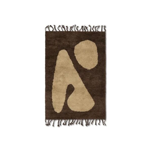 Abstract-Rug--Brown-Off-White