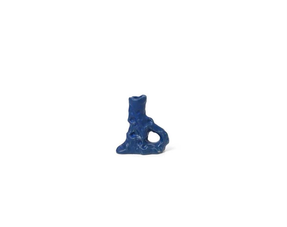 Dito-Candle-Holder-Single--Bright-Blue