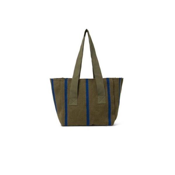 Yarn-Picnic-Bag--Olive-Bright-Blue