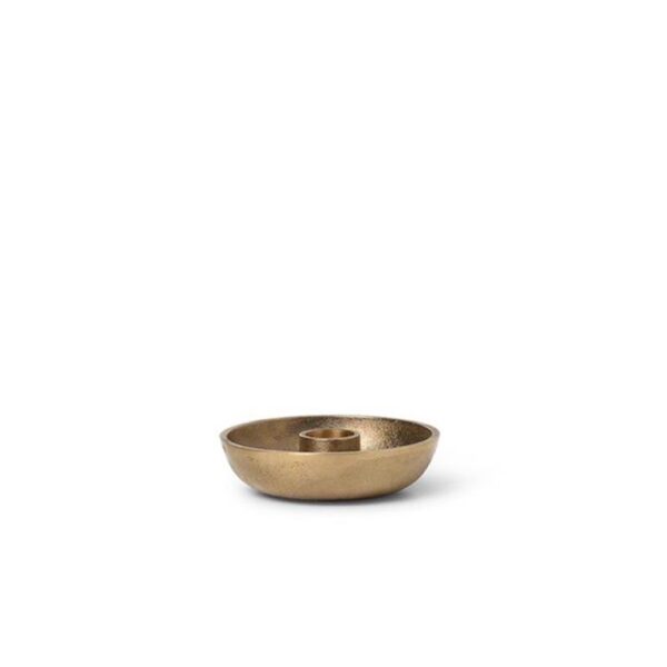 Bowl-Candle-Holder-Brass--Single