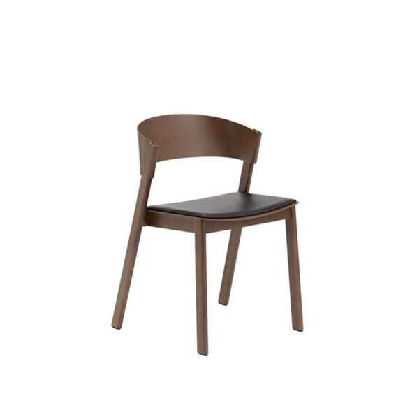Cover-Side-Chair-Refine-Leather-Black--Stained-Dark-Brown