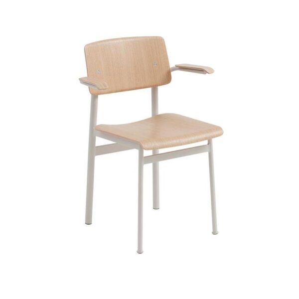 Loft-Chair-With-Armrest-OakGrey