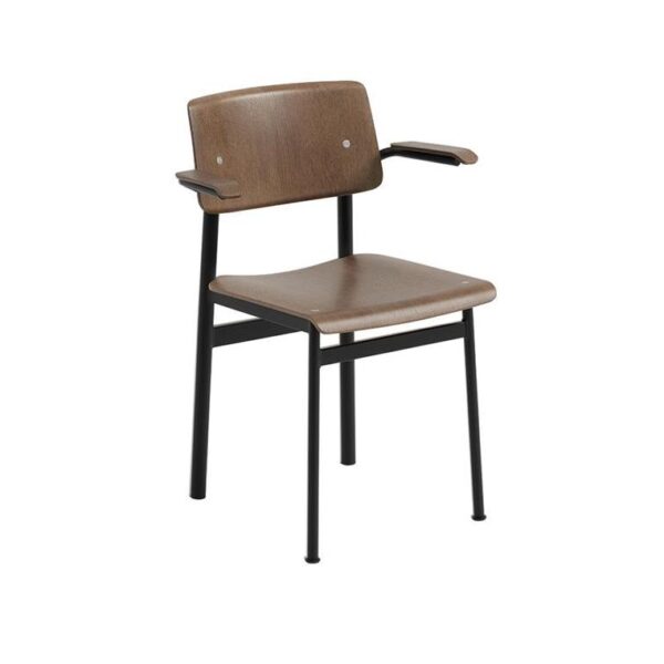 Loft-Chair-With-Armrest-Stained-Dark-BrownBlack