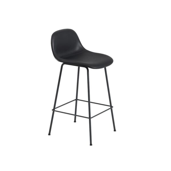 Fiber-Counter-Stool-with-Back-Refine-Leather-Black