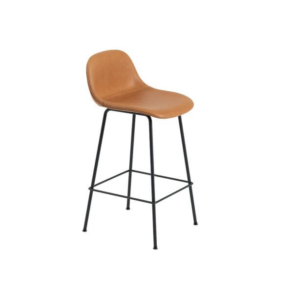 Fiber-Counter-Stool-with-Back-Refine-Leather-Cognac