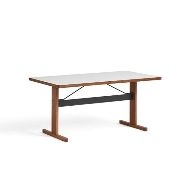 Passerelle-Table-Walnut--Ink-Black-Crossbar--Dusty-Grey-Laminate--L160