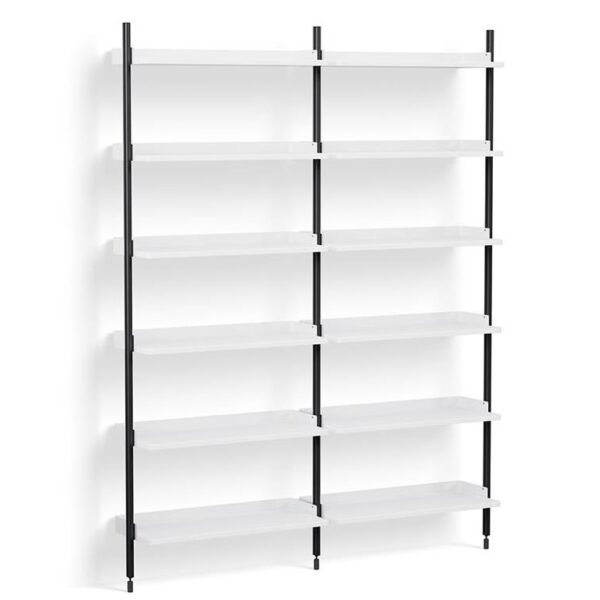 Pier-System-102-2-Columns-PS-White-Steel--Black-Profiles