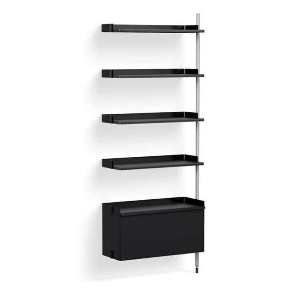 Pier-System-120-Add-On-PS-Black-Steel--Clear-Profiles