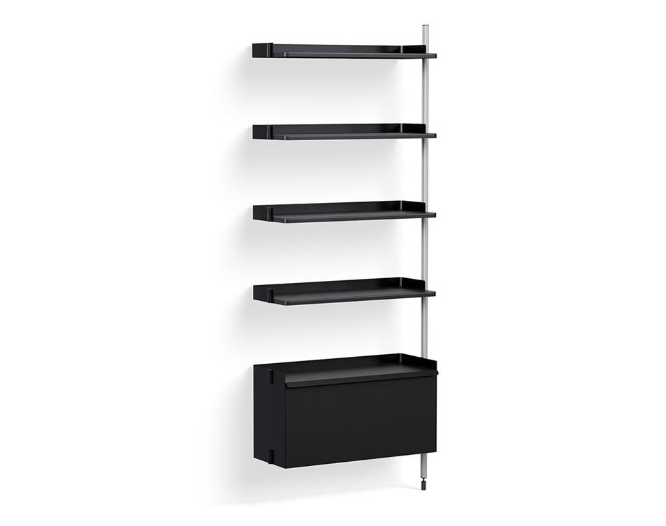 Pier-System-120-Add-On-PS-Black-Steel--Clear-Profiles