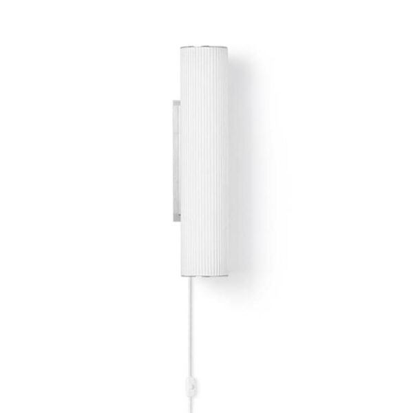 Vuelta-Wall-Lamp-40-White--Stainless-Steel