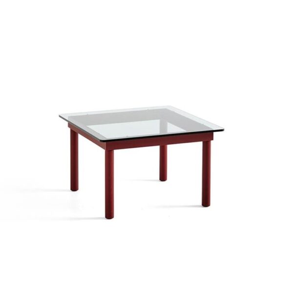 Kofi-Table-60x60Barn-Red-OakClear-Glass