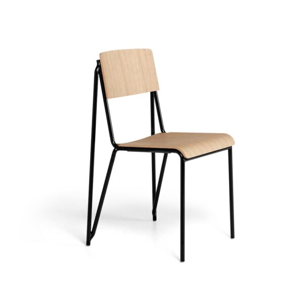 Petit-Standard-Chair--Black-Powder-Coated-Steel-Matt-Lacquered