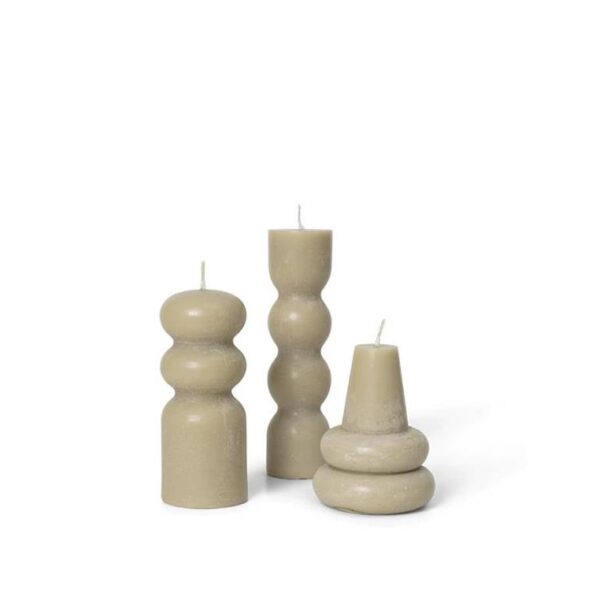 Torno-Candles-Set-of-3--Sand