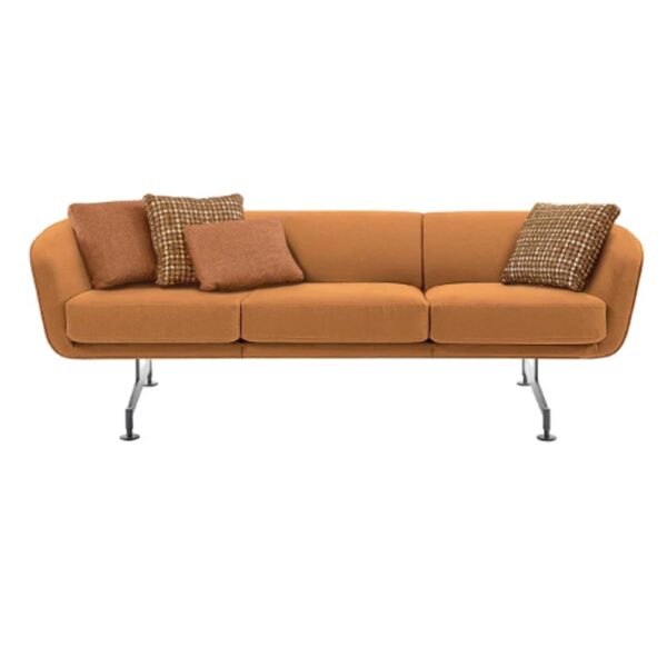 Betty-Low-Sofa-Orange-Solid-Colour