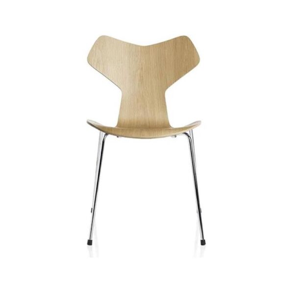Grand-Prix-Chair-Clear-Lacquered-Veneer-Oak--Chromed-Base