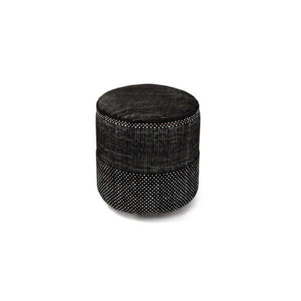 Tres-Persian-Pouf-Black