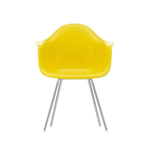 Eames-Plastic-Armchair-DAX-Sunlight--Chrome-Base