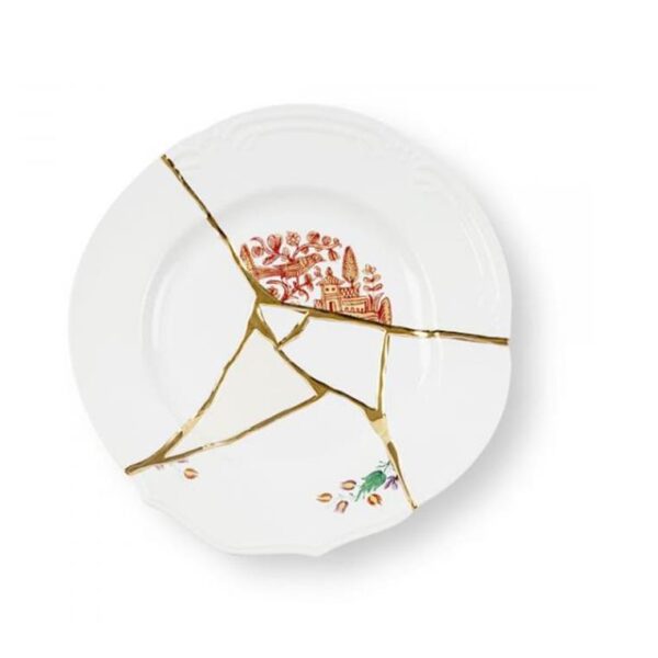 Kintsugi-Dinner-Plate-Flowers