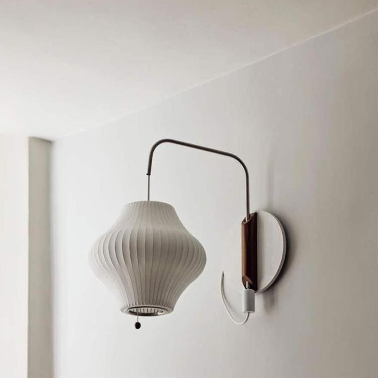 Nelson-Pear-Wall-Sconce-Cabled-Small-Off-White