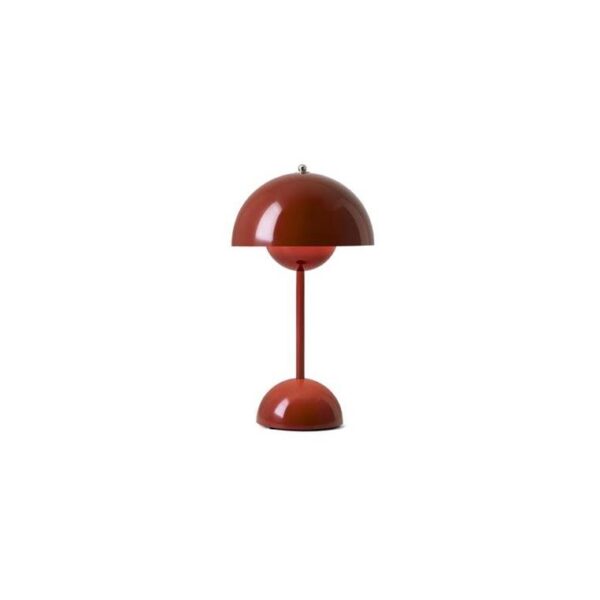 Flowerpot-Lamp-VP9--Vermilion-Red--Magnetic-Charger