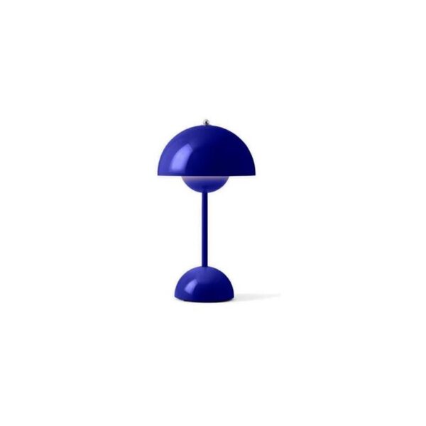 Flowerpot-Portable-Lamp-VP9--Cobalt-Blue--Magnetic-Charger