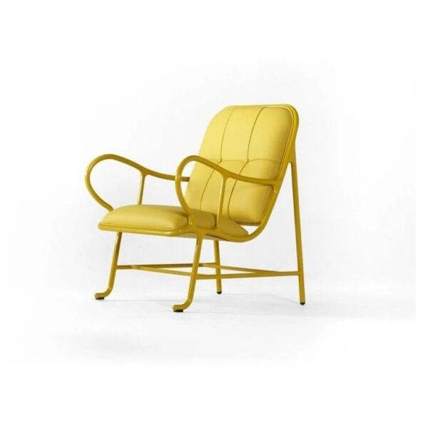 Gardenias-Armchair-Yellow--Leather-Cushion-Indoor