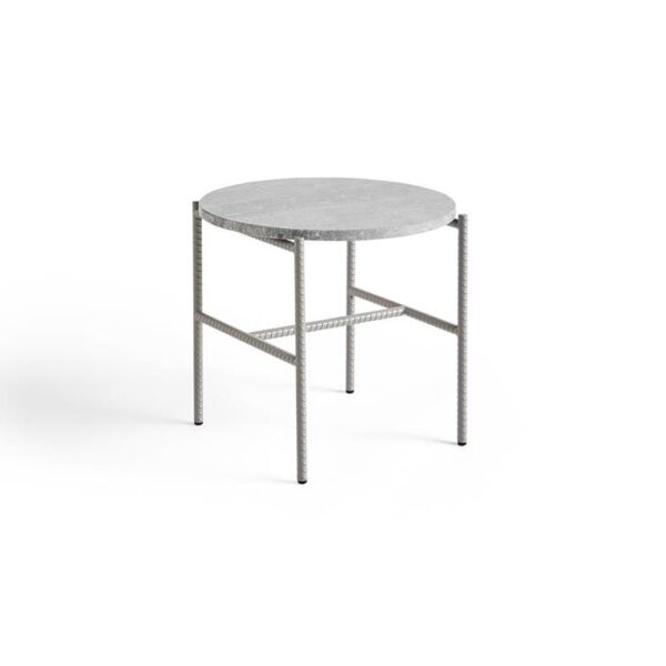 Rebar-Side-Table-Grey--Grey-Marble--Ø-45