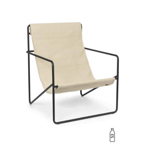 Desert Lounge Chair Black / Cloud