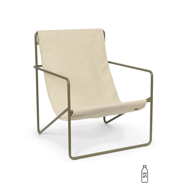 Desert Lounge Chair Olive / Cloud