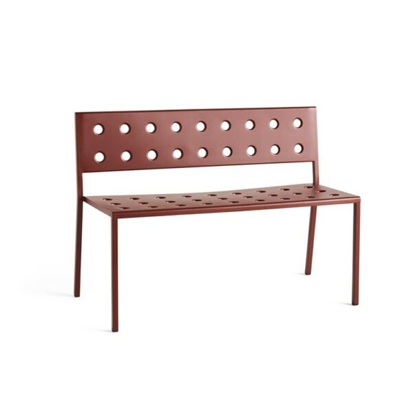Balcony-Dining-Bench-Iron-Red