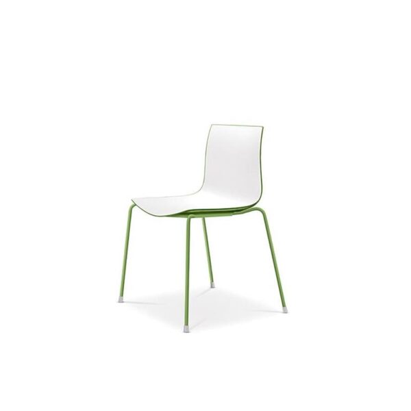 Catifa-46-4-Legs--Green-Base--Bi-Color-White-Green