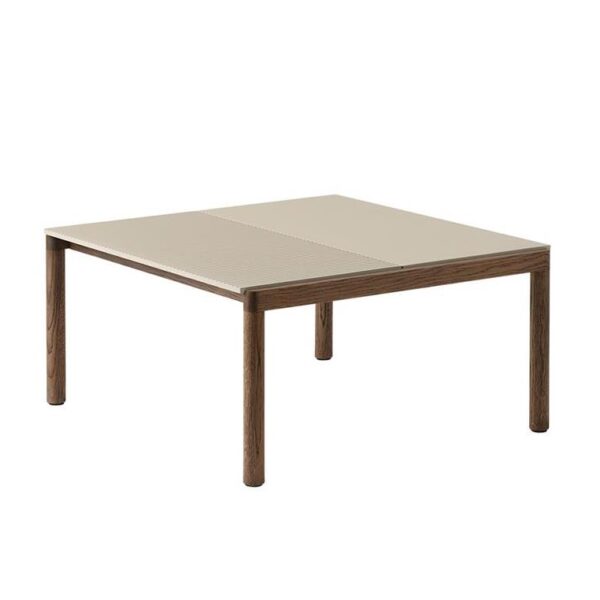 Couple-Coffee-Table-2-Tile--1-Plain-1-Wavy-Sand--Dark-Oiled-Oak