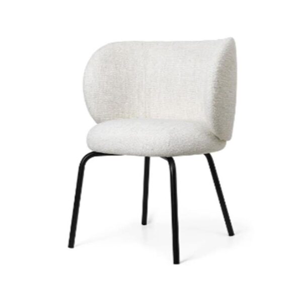 Rico-Dining-Chair-Bouclé-Off-White--Black