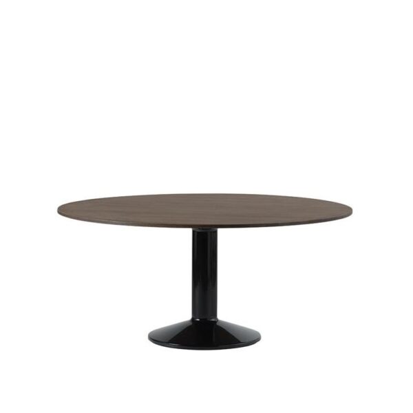 Midst-Table-Dark-Oiled-Oak--Black--Ø-160